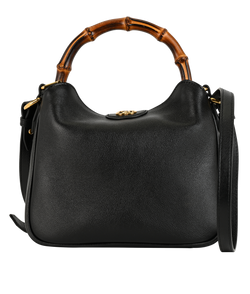 Small Diana, Leather, Black, 746251, B/DB/S, 2*